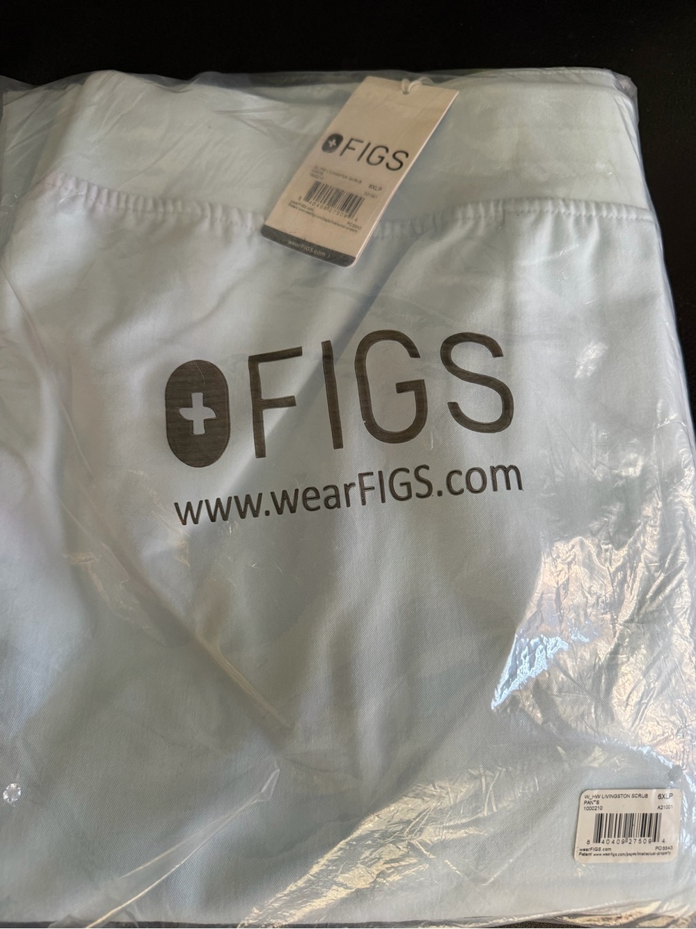 FIGS 6XL PETITE scrub pants in Light Blue, NWT, $28